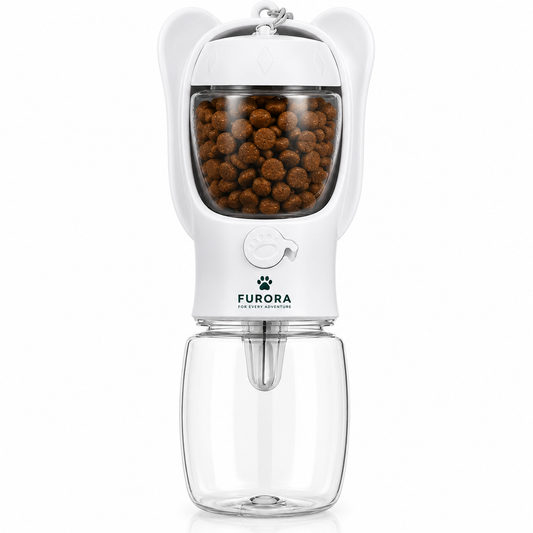 FURORA™ Portable Dog Water Bottle & Food Container