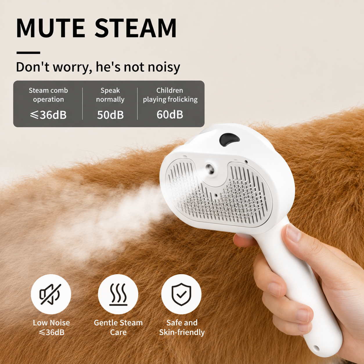 FURORA™ Steam Grooming Brush