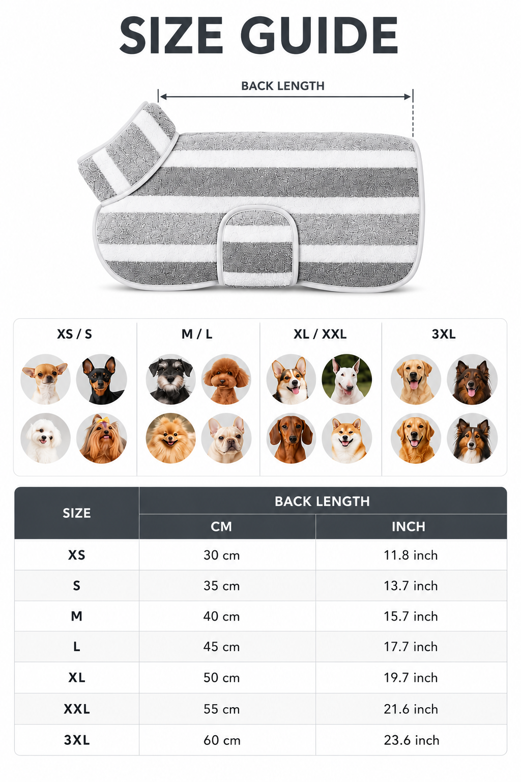 FURORA™ Super Absorbent Dog Drying Coat