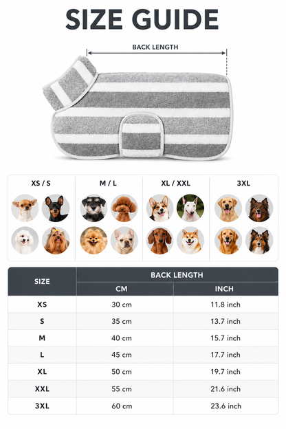 FURORA™ Super Absorbent Dog Drying Coat